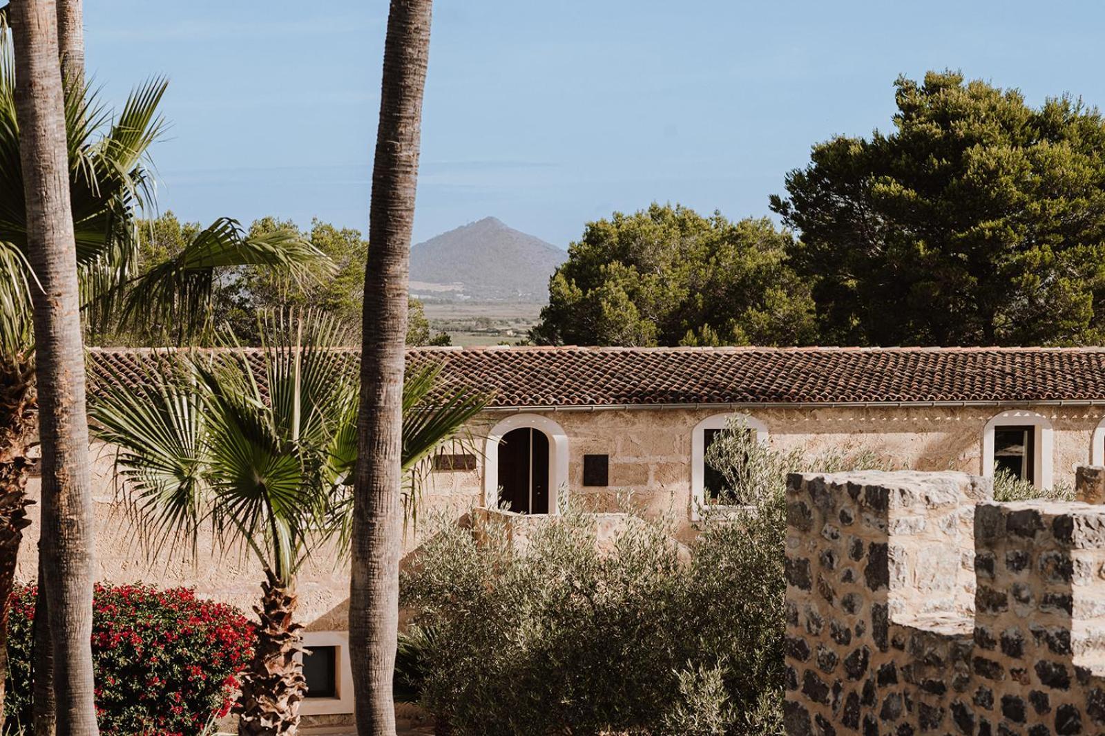 Villa Sa Talaia Blanca Muro Exterior foto