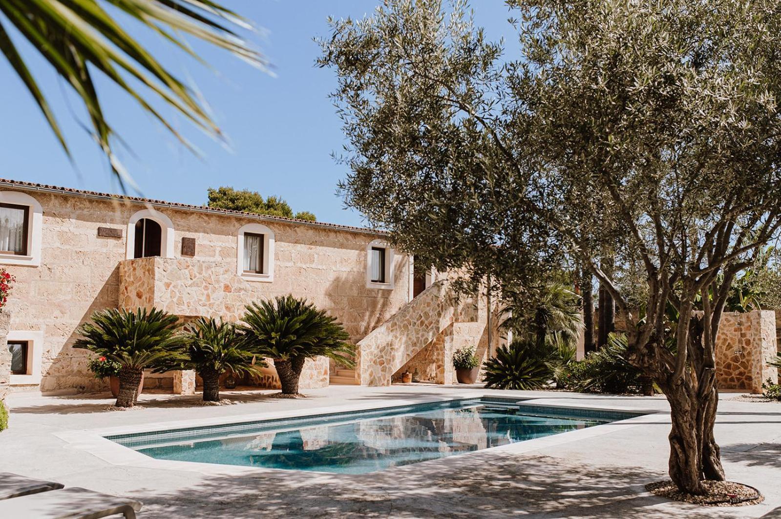 Villa Sa Talaia Blanca Muro Exterior foto