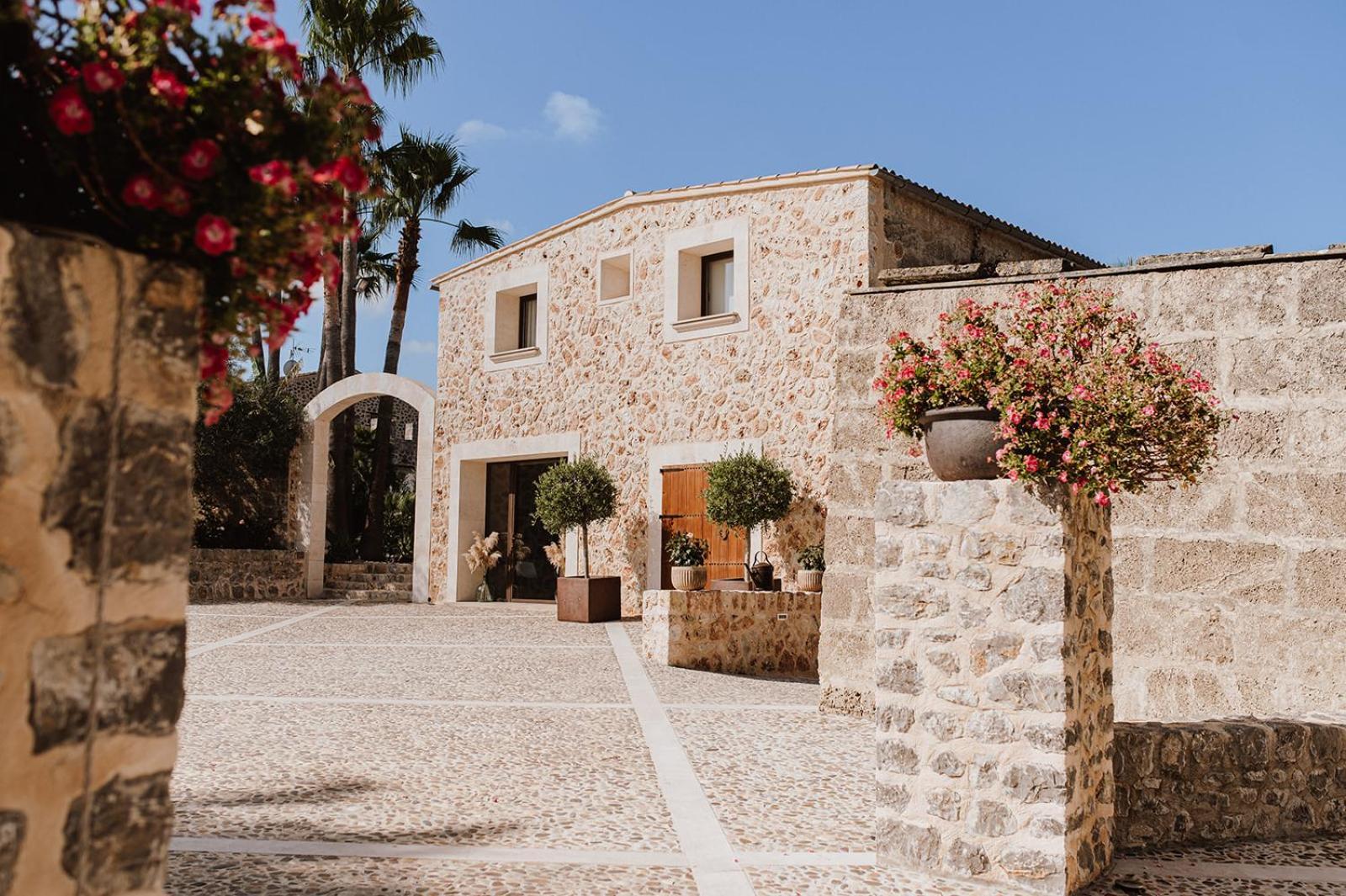 Villa Sa Talaia Blanca Muro Exterior foto