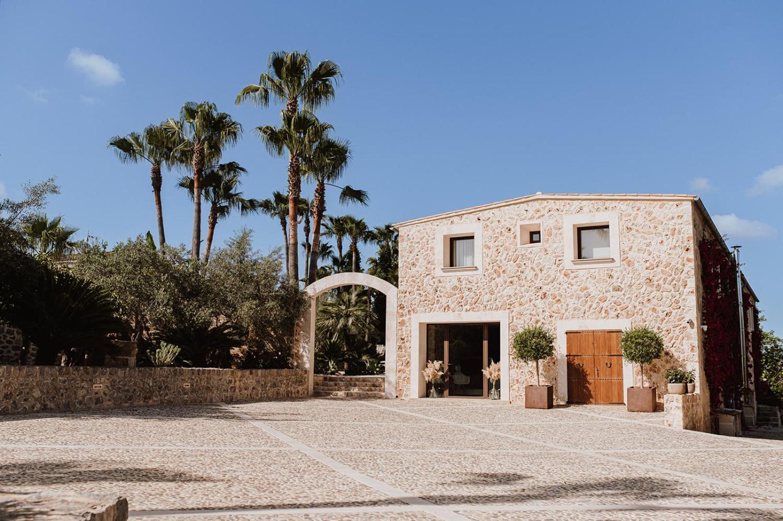 Villa Sa Talaia Blanca Muro Exterior foto