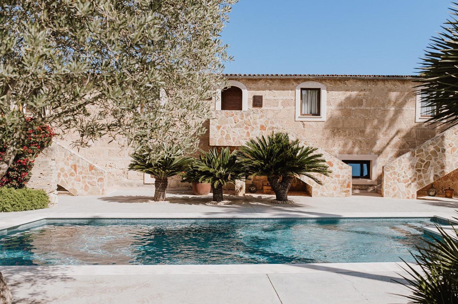 Villa Sa Talaia Blanca Muro Exterior foto