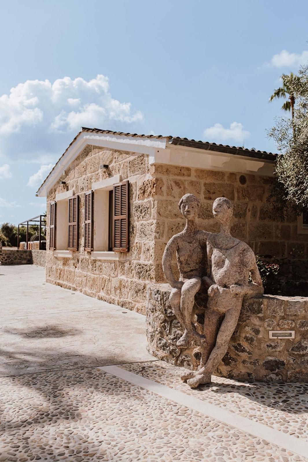 Villa Sa Talaia Blanca Muro Exterior foto