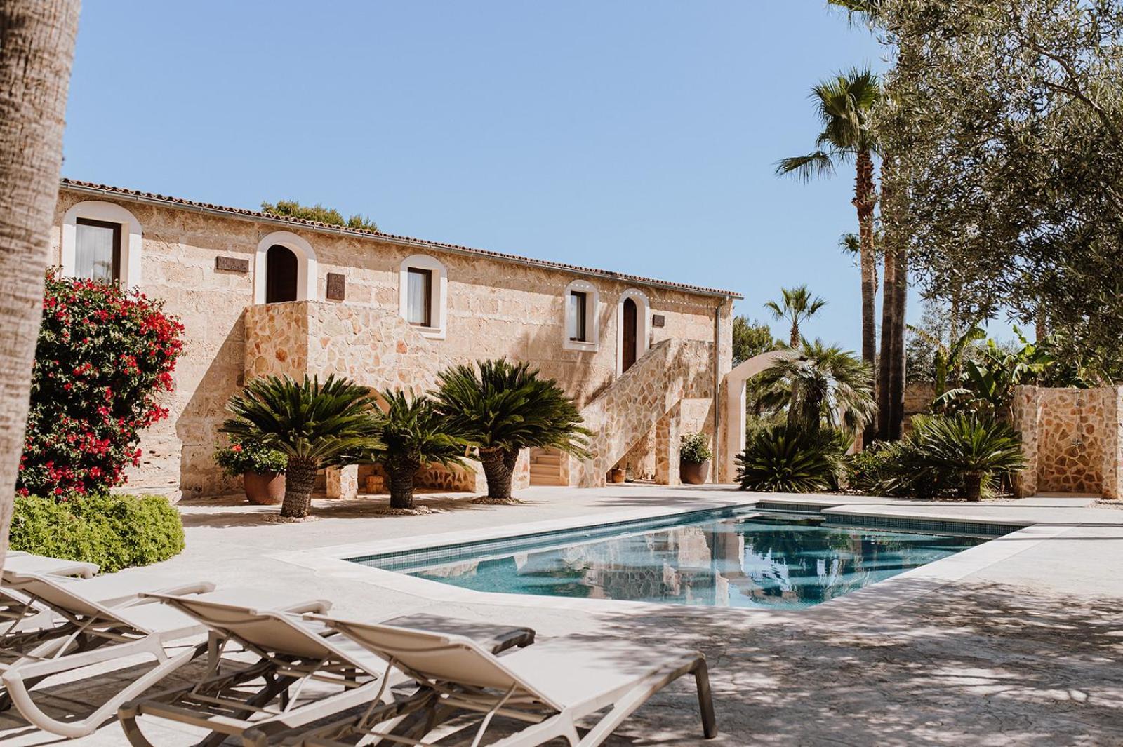 Villa Sa Talaia Blanca Muro Exterior foto